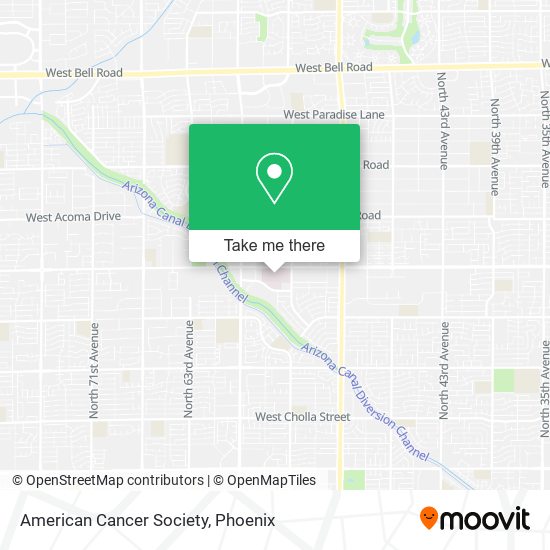 American Cancer Society map