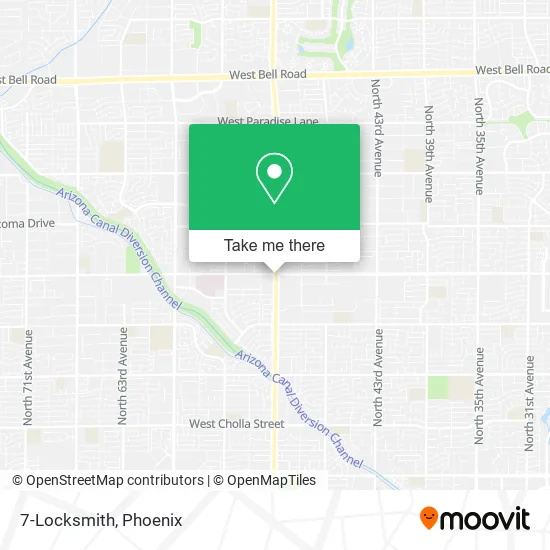 7-Locksmith map