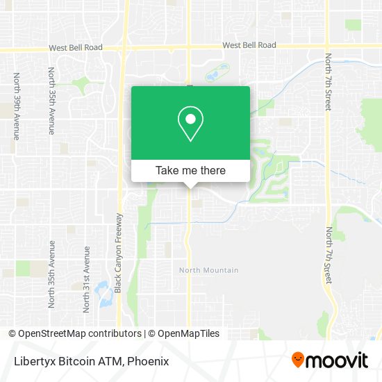 Mapa de Libertyx Bitcoin ATM