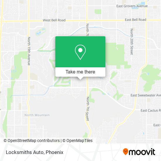 Locksmiths Auto map