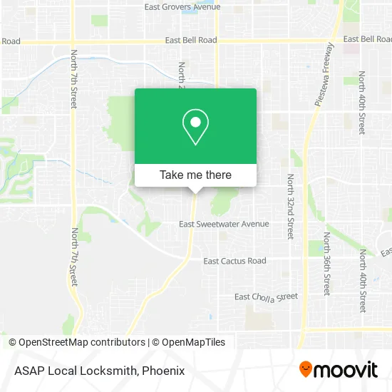 ASAP Local Locksmith map