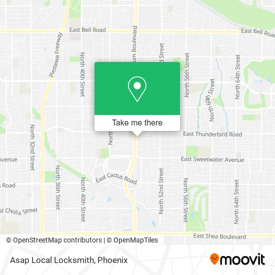 Asap Local Locksmith map