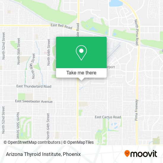 Mapa de Arizona Thyroid Institute