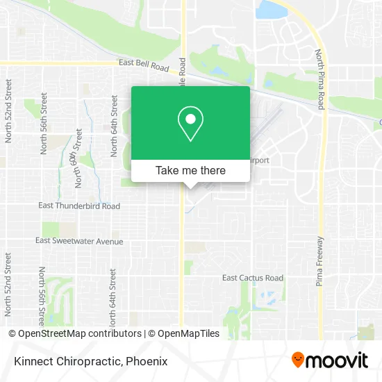 Kinnect Chiropractic map
