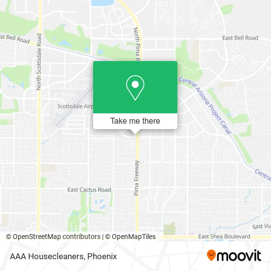 AAA Housecleaners map