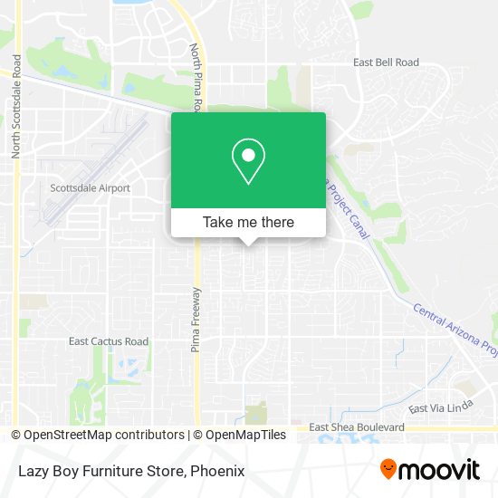 Mapa de Lazy Boy Furniture Store