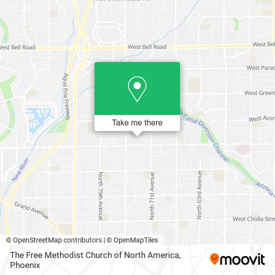 Mapa de The Free Methodist Church of North America