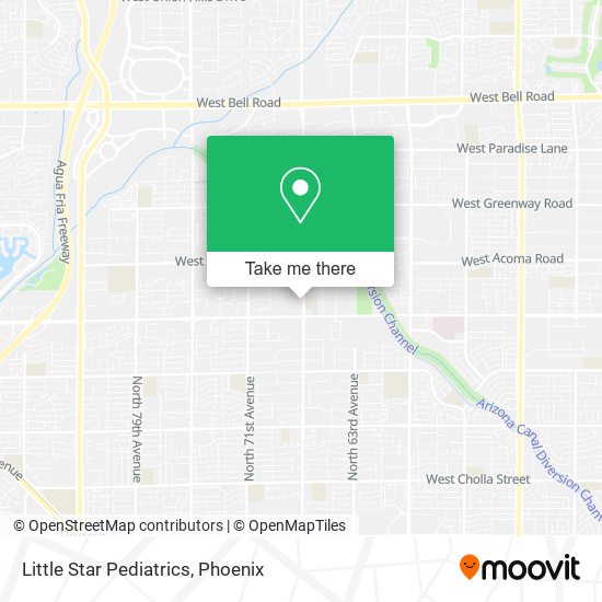 Mapa de Little Star Pediatrics