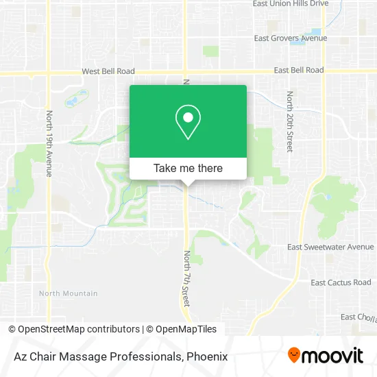 Az Chair Massage Professionals map