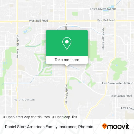 Daniel Starr American Family Insurance map