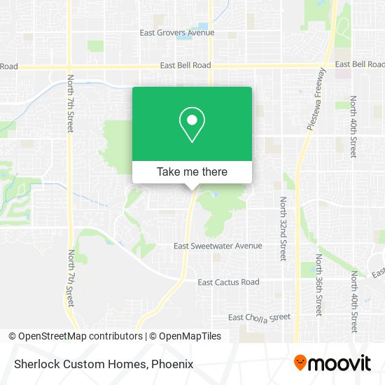 Sherlock Custom Homes map