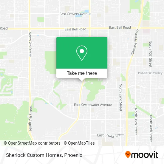 Sherlock Custom Homes map