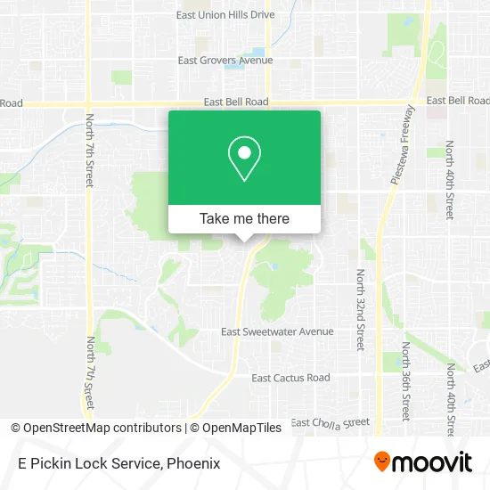 Mapa de E Pickin Lock Service