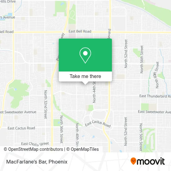 MacFarlane's Bar map