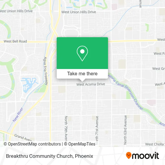 Breakthru Community Church map