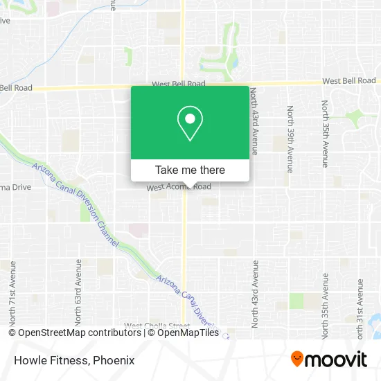 Howle Fitness map