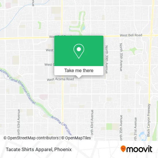 Mapa de Tacate Shirts Apparel