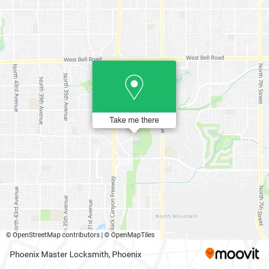 Phoenix Master Locksmith map