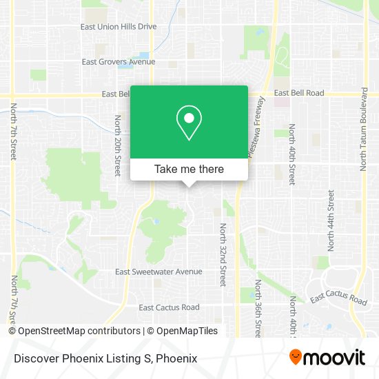 Discover Phoenix Listing S map