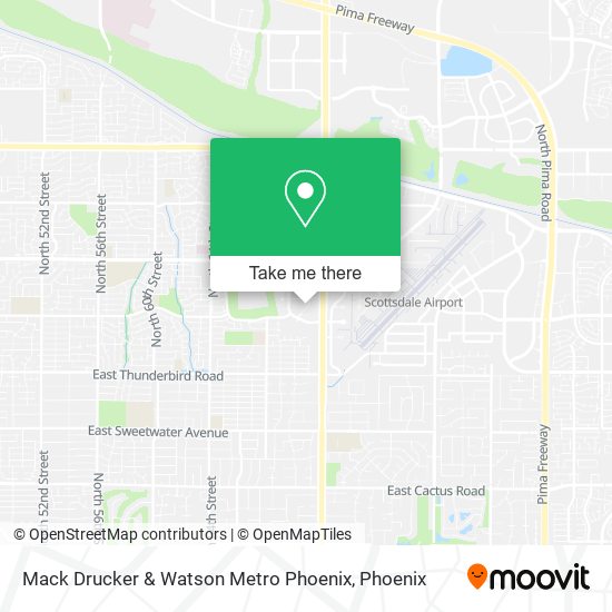 Mack Drucker & Watson Metro Phoenix map