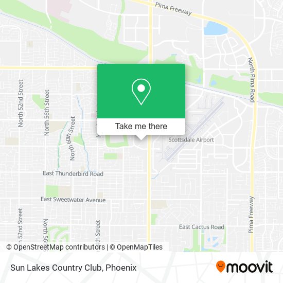 Sun Lakes Country Club map