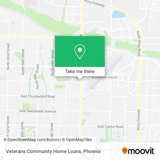 Veterans Community Home Loans map