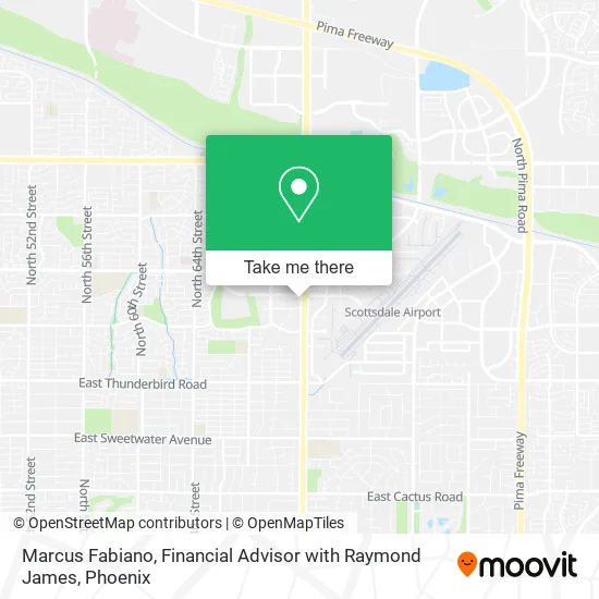 Marcus Fabiano, Financial Advisor with Raymond James map