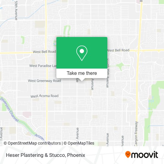 Heser Plastering & Stucco map