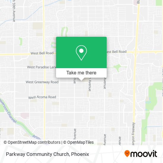 Parkway Community Church map