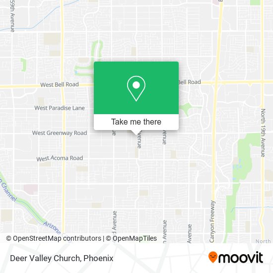 Mapa de Deer Valley Church