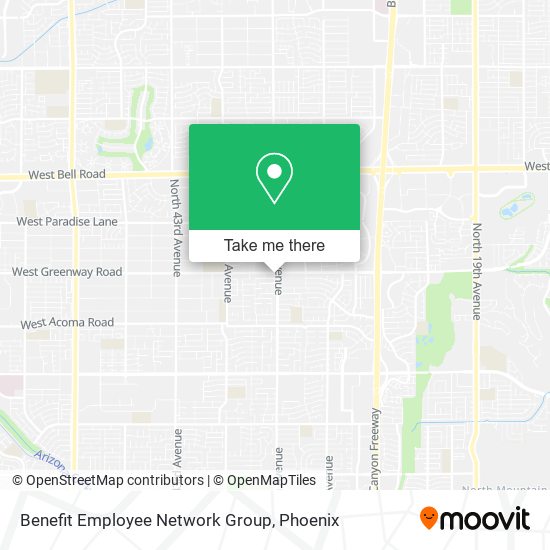 Benefit Employee Network Group map