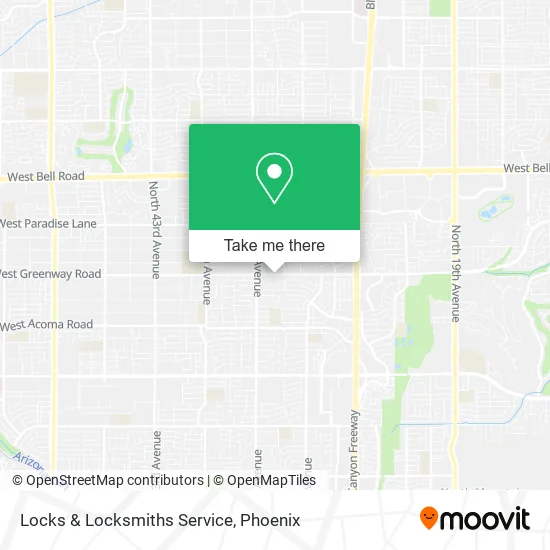 Locks & Locksmiths Service map