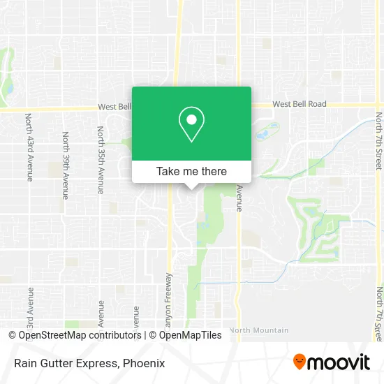 Rain Gutter Express map