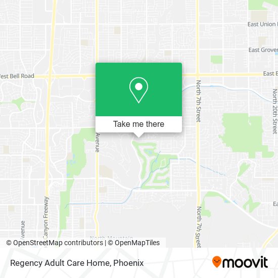 Mapa de Regency Adult Care Home