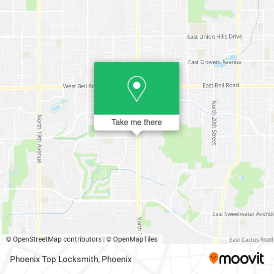 Phoenix Top Locksmith map