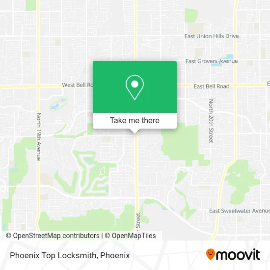 Phoenix Top Locksmith map
