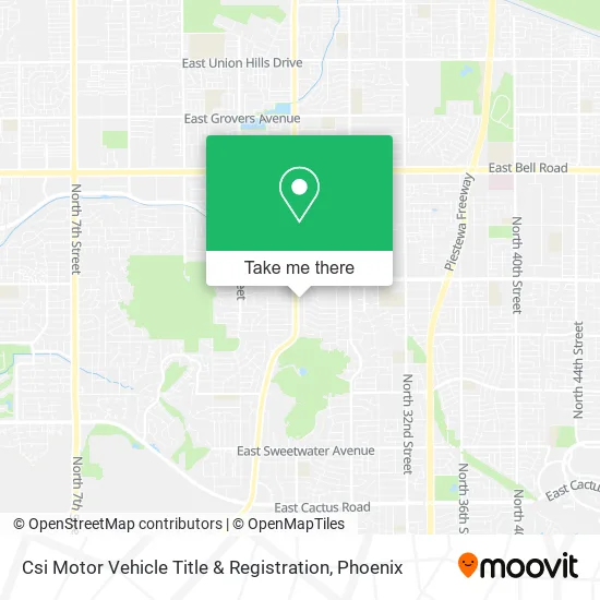 Csi Motor Vehicle Title & Registration map