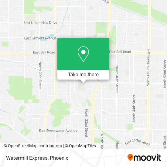 Watermill Express map