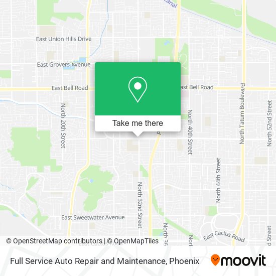 Full Service Auto Repair and Maintenance map