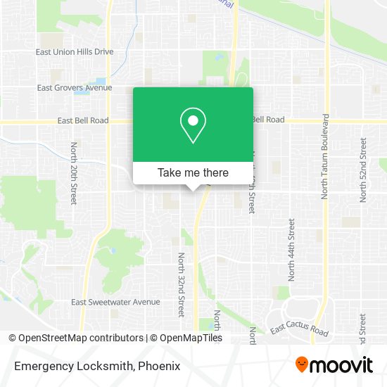 Emergency Locksmith map