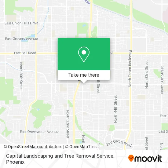 Mapa de Capital Landscaping and Tree Removal Service