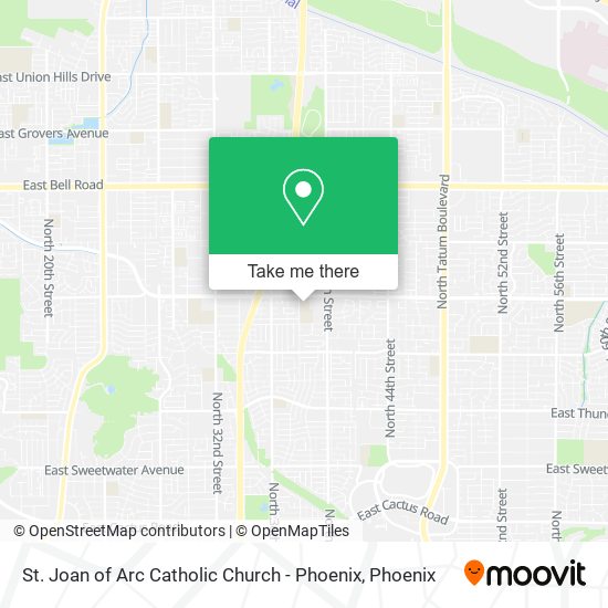 Mapa de St. Joan of Arc Catholic Church - Phoenix