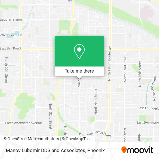 Manov Lubomir DDS and Associates map