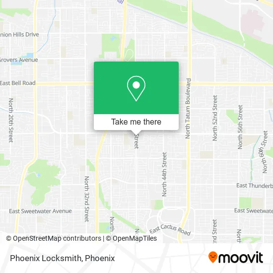 Phoenix Locksmith map