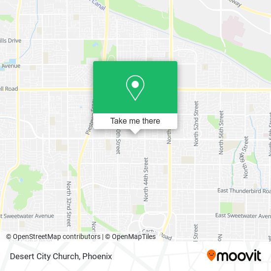 Mapa de Desert City Church