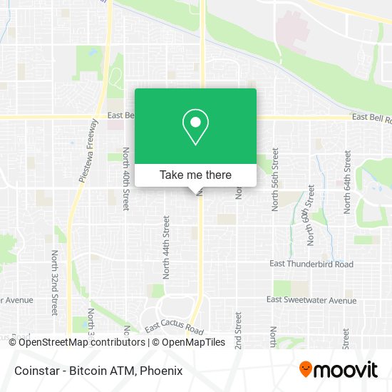 Coinstar - Bitcoin ATM map