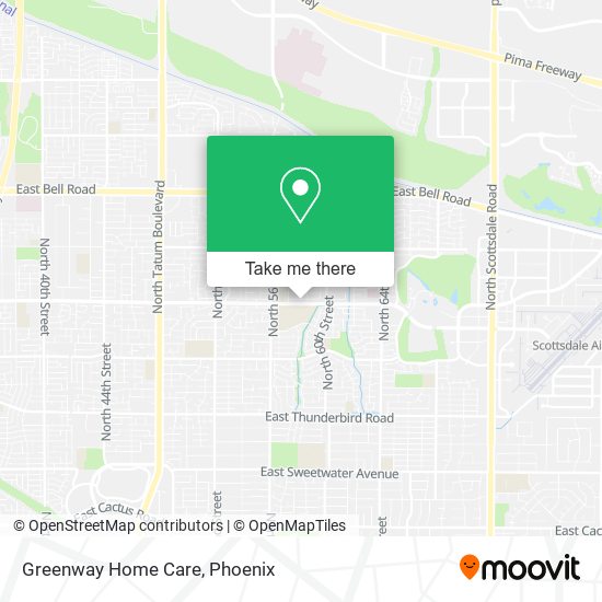 Greenway Home Care map