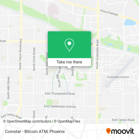 Coinstar - Bitcoin ATM map