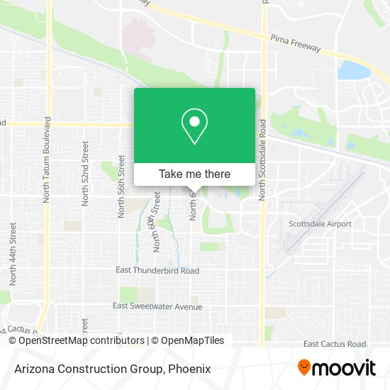 Arizona Construction Group map