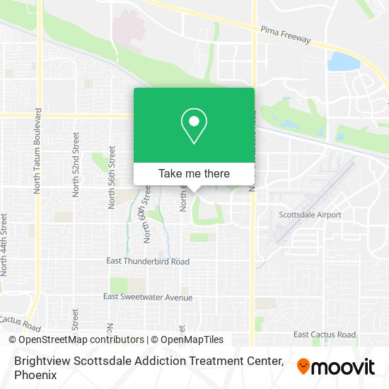 Mapa de Brightview Scottsdale Addiction Treatment Center